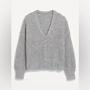 Old Navy Wool V-Neck Button Cardigan